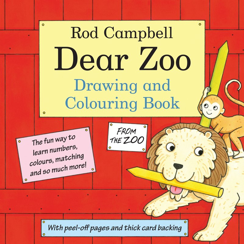 The Dear Zoo Drawing and Colouring Book