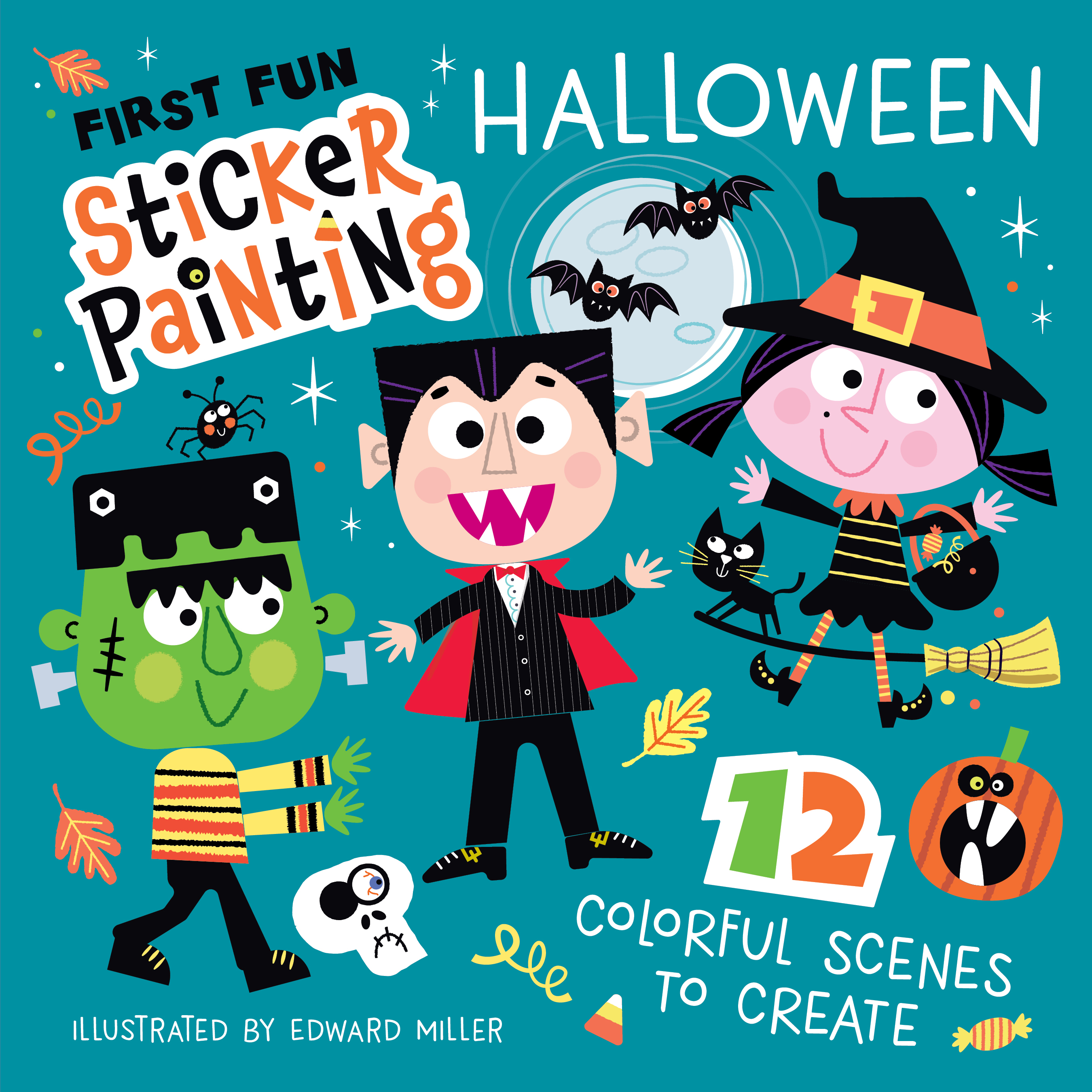 First Fun Sticker Painting: Halloween