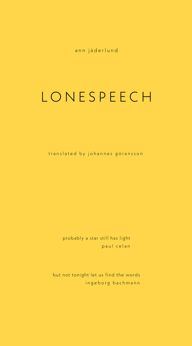 Lonespeech