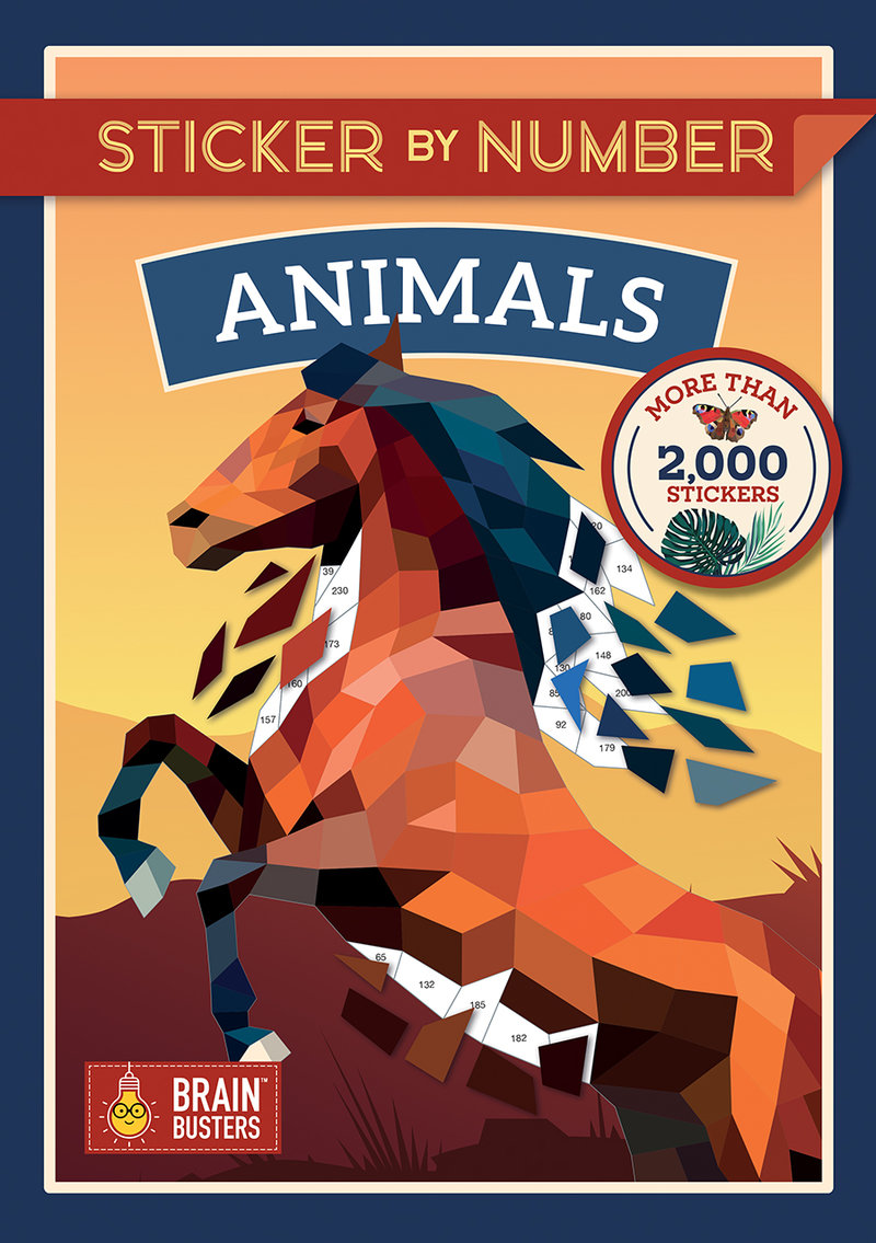 Sticker by Number Animals