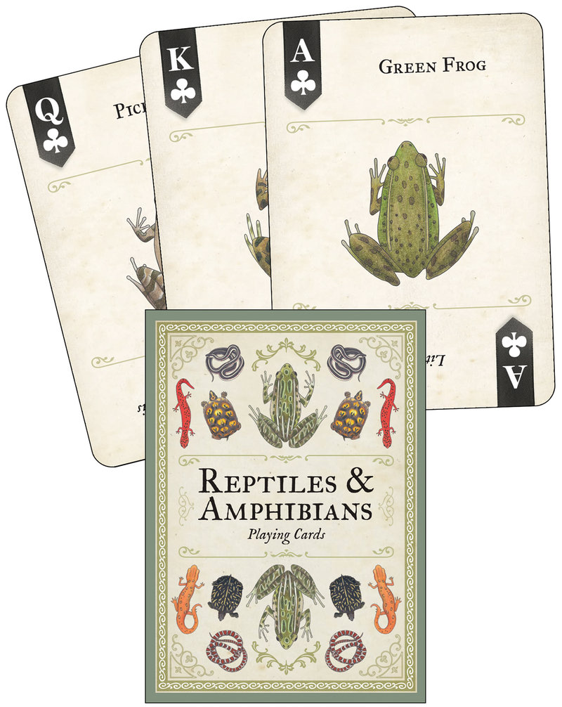 Reptiles & Amphibians Playing Cards