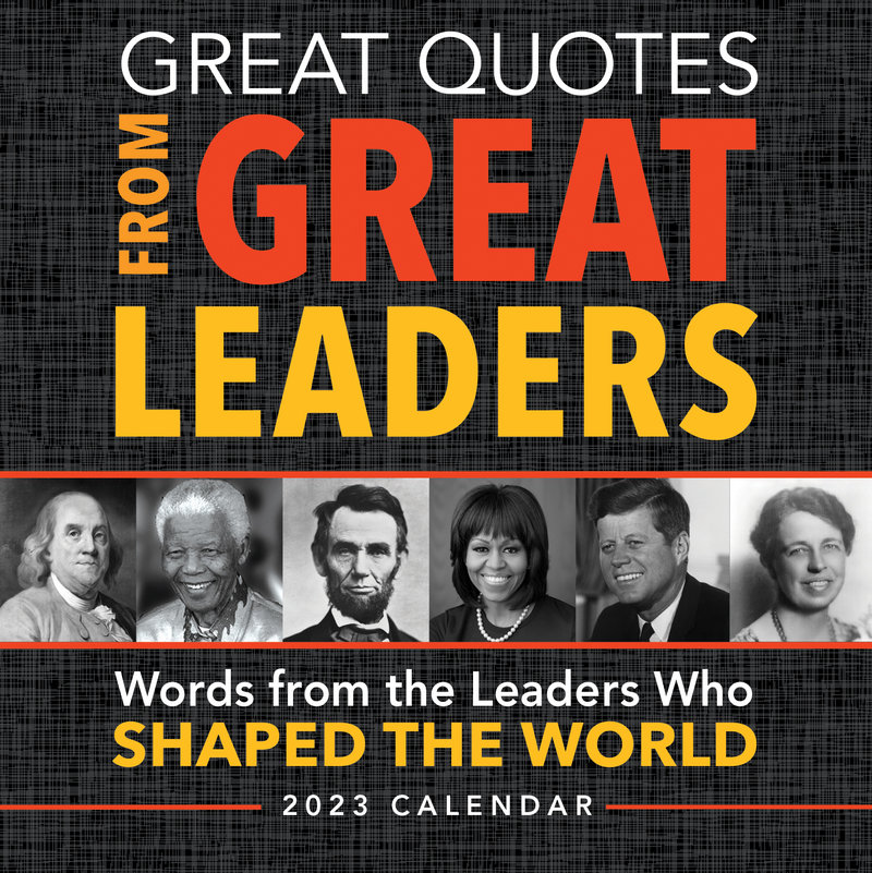 2023 Great Quotes From Great Leaders Boxed Calendar