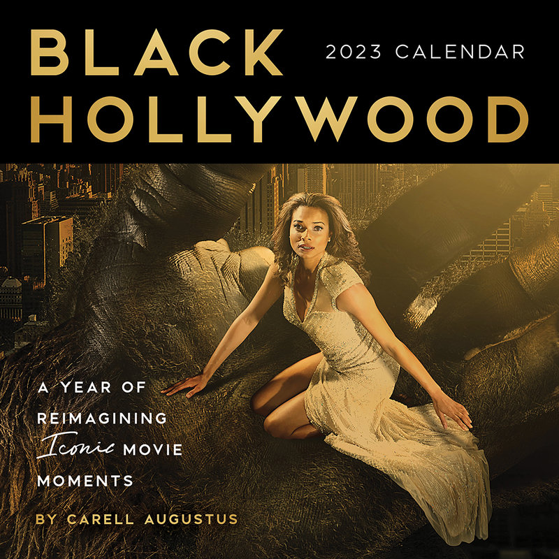 2023 Black Hollywood Wall Calendar