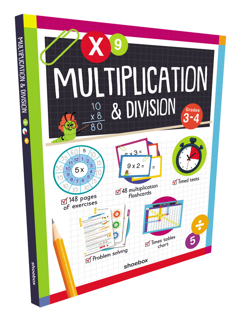 Multiplication & Division Book with Flash Cards