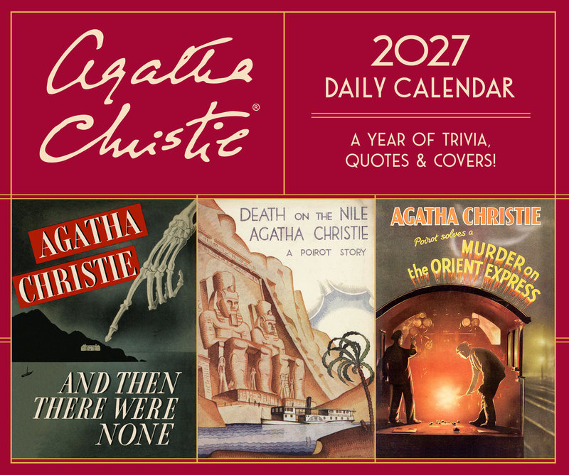 Agatha Christie 2027 Daily Calendar