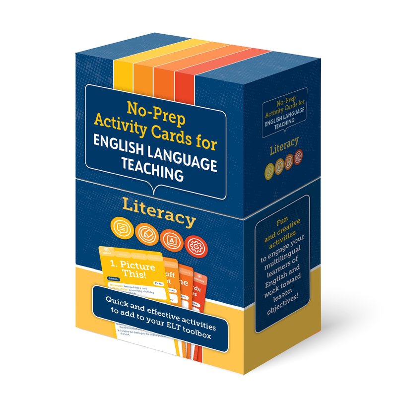No-Prep Activity Cards for English Language Teaching: Literacy