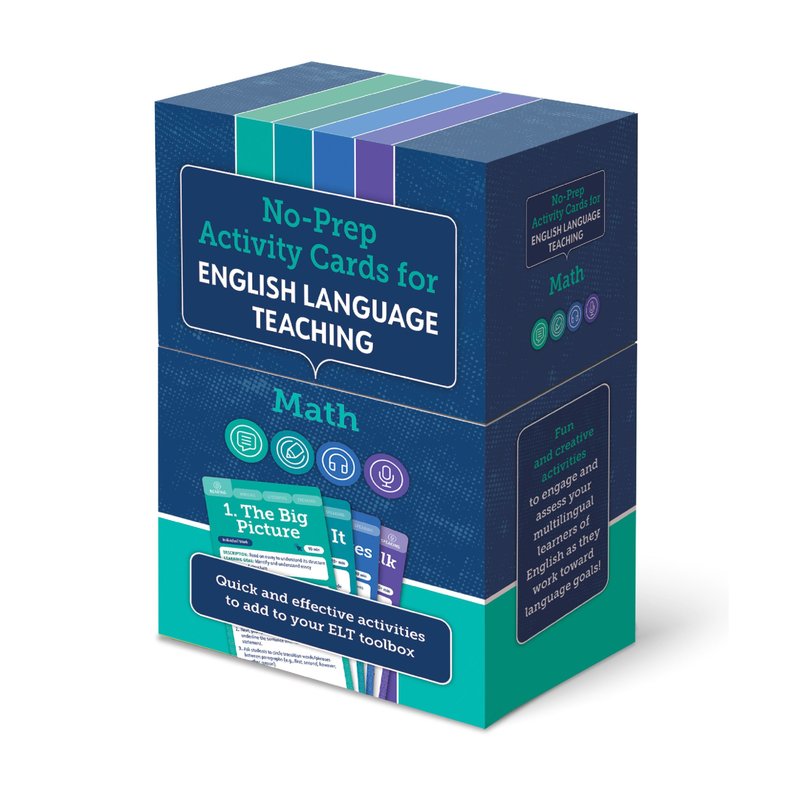 No-Prep Activity Cards for English Language Teaching: Math