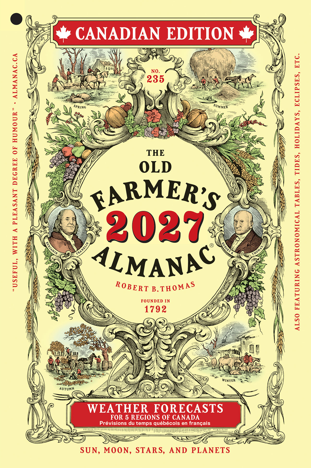 The Old Farmer's Almanac 2027 Canadian Edition
