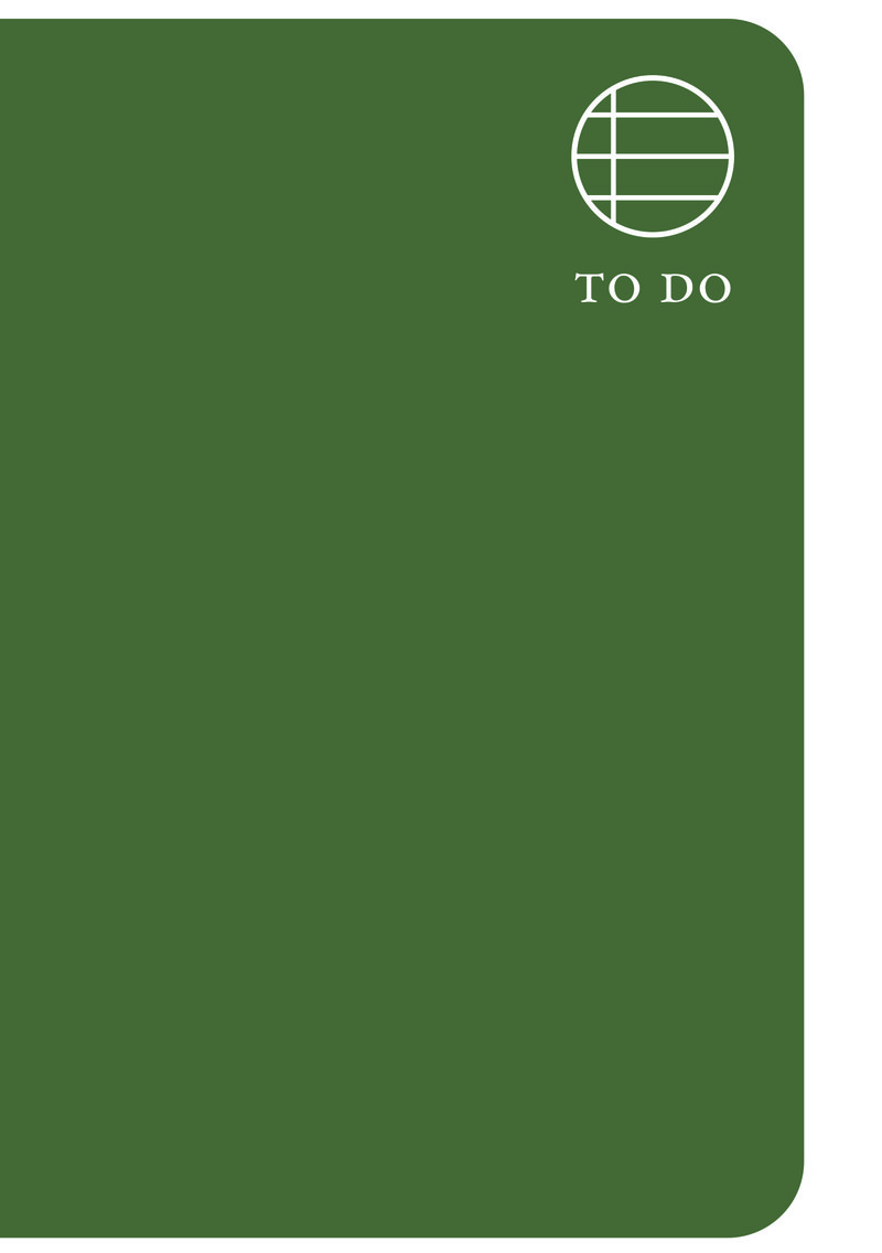 Verdant Dusk Pocket To Do Notebook