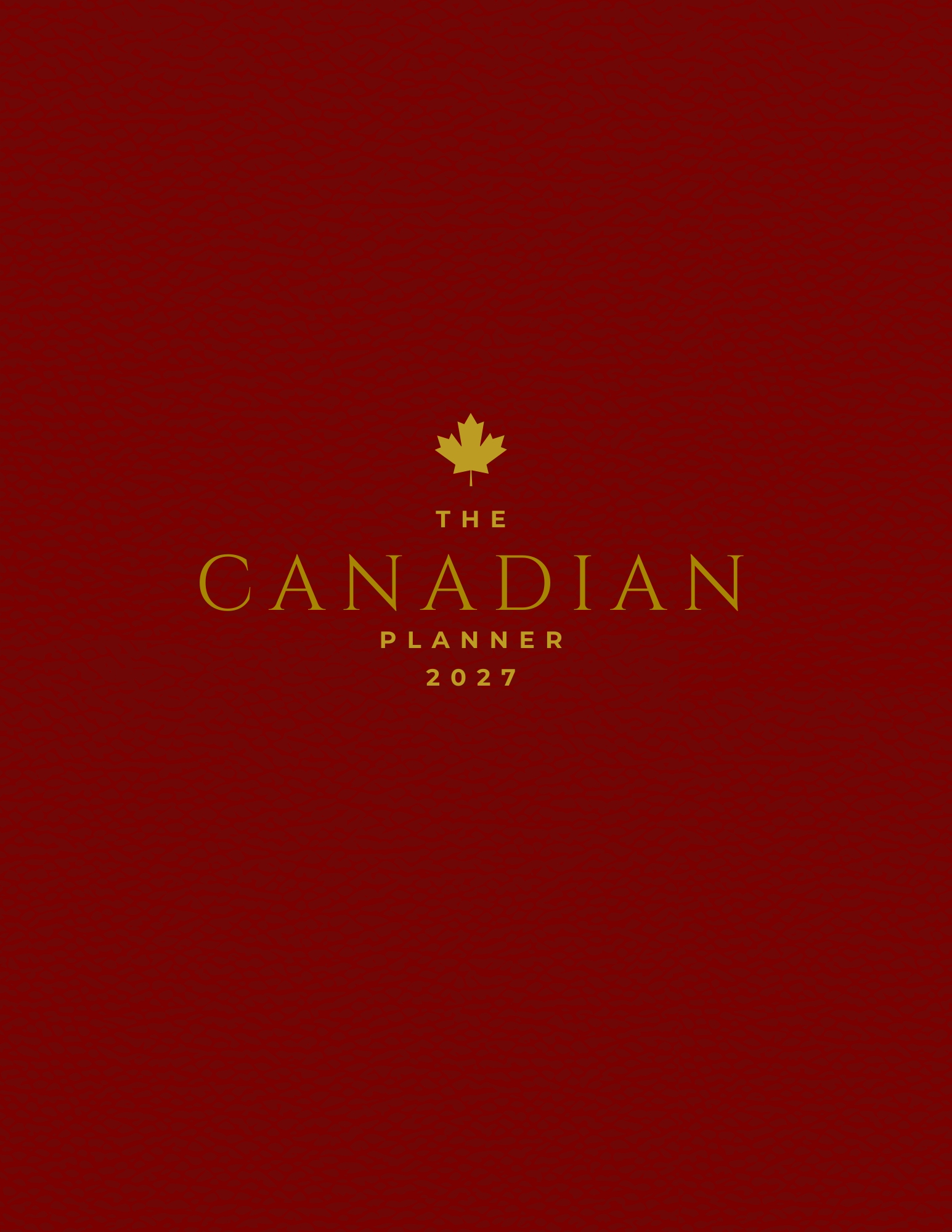 The Canadian Planner 2027 (Red)