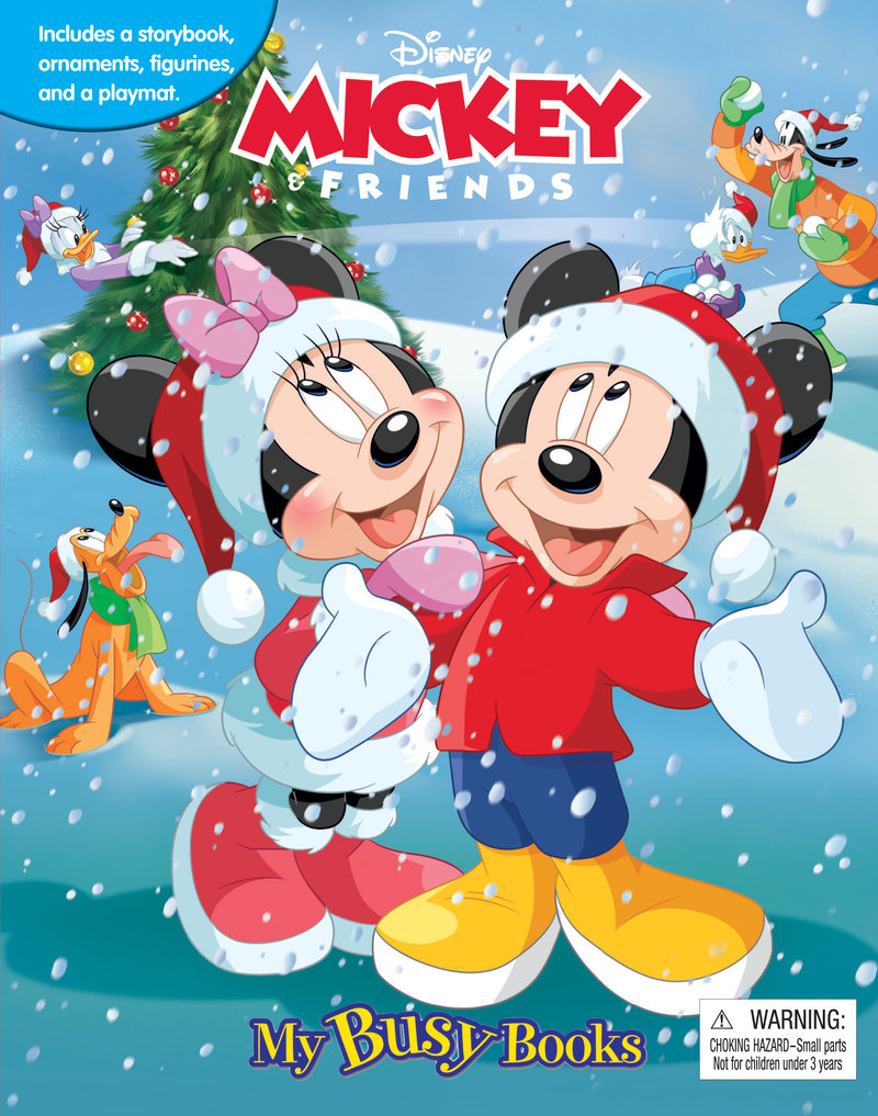 DISNEY MICKEY'S CHRISTMAS MY BUSY BOOK