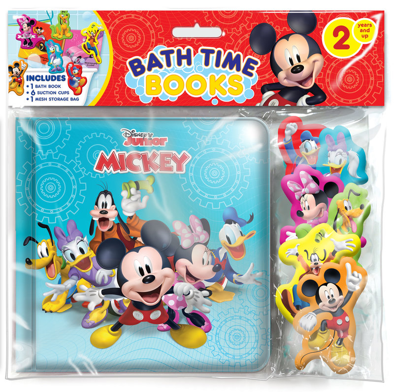 DISNEY MINNIE & MICKEY BATH TIME BOOKS (EVA BAG)