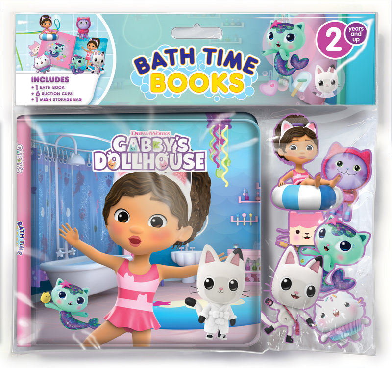 GABBY'S DOLLHOUSE BATHTIME BOOK (EVA)