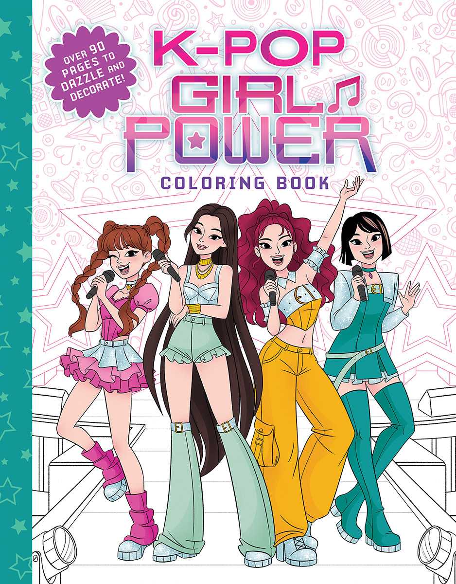 K-Pop Girl Power Coloring Book (Illustrated edition)
