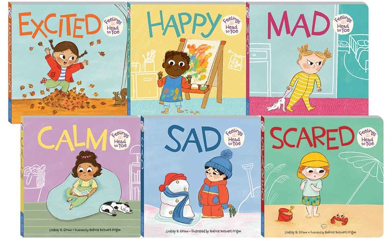 Feelings Head to Toe Complete Series Board Books 6-Book Set