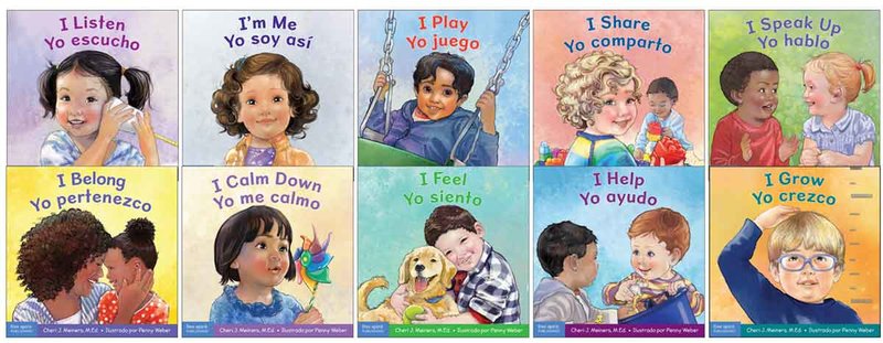 Learning About Me & You Board Books Complete Bilingual Series 10-Book Set