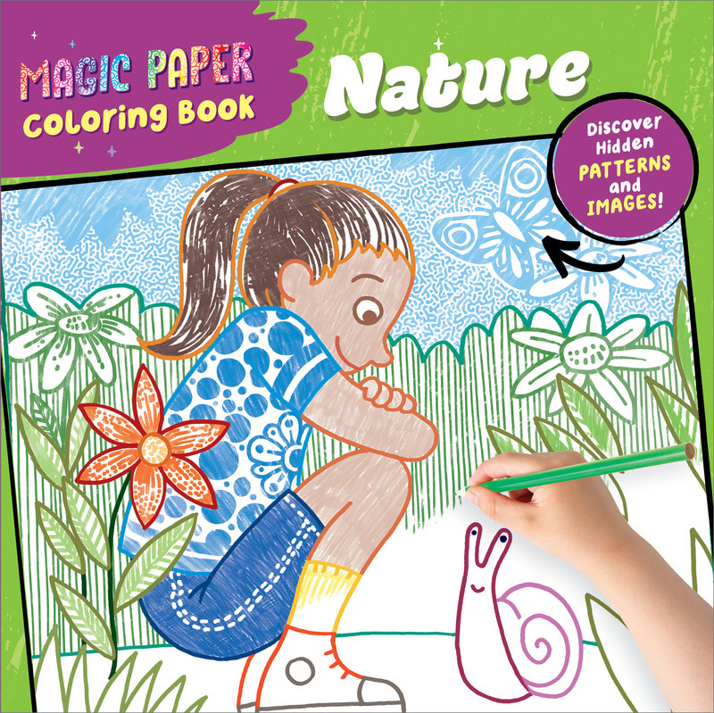 Magic Paper Coloring Book: Nature