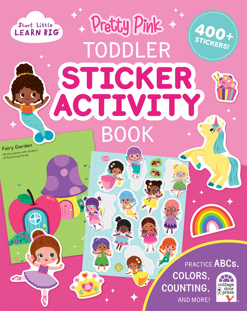 Pretty Pink Toddler Sticker Activity Book
