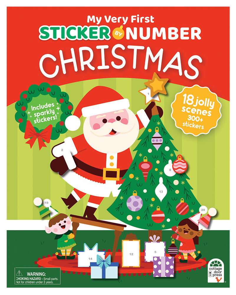 My Very First Sticker By Number Christmas