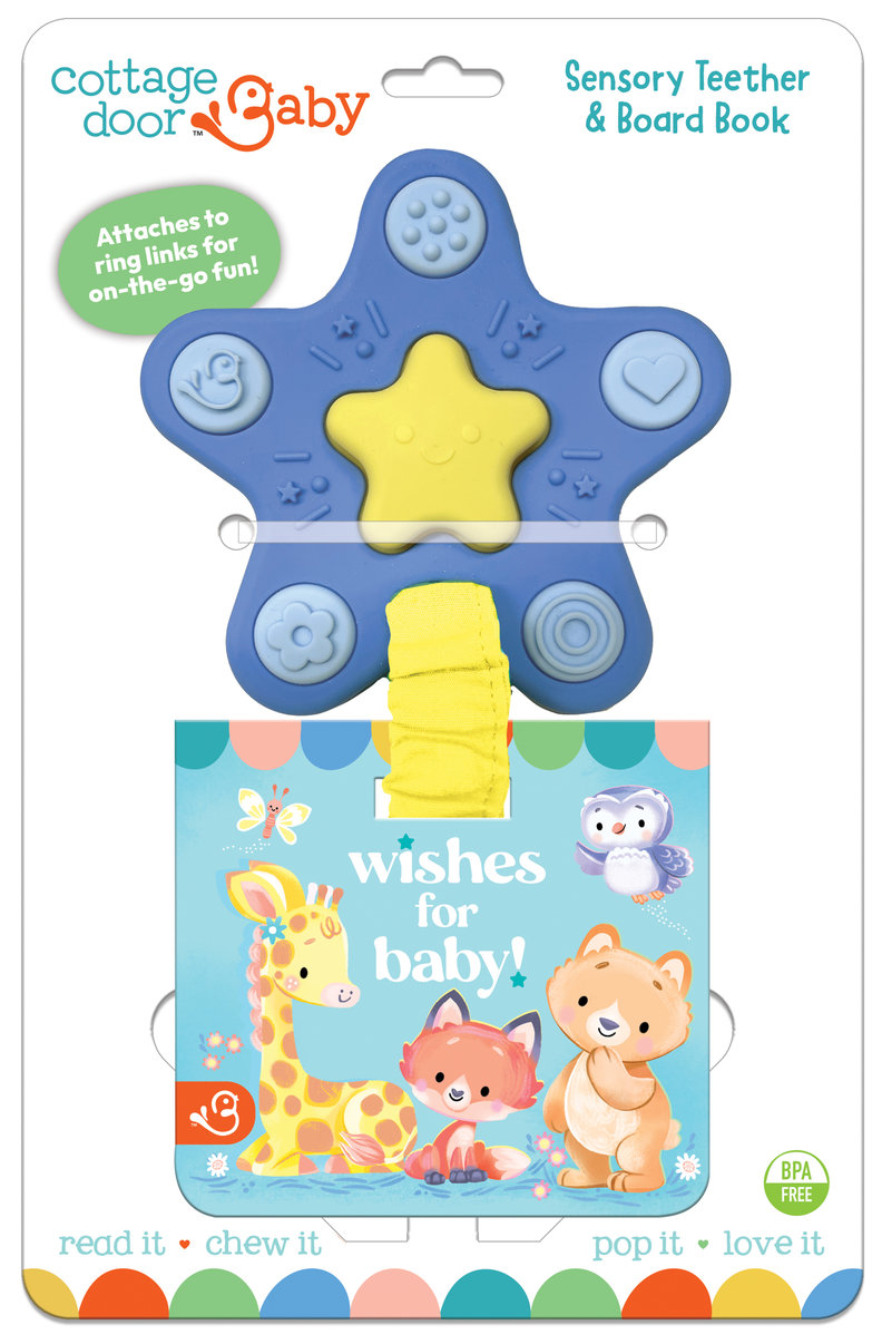 Wishes for Baby! Star Teether with Board Book
