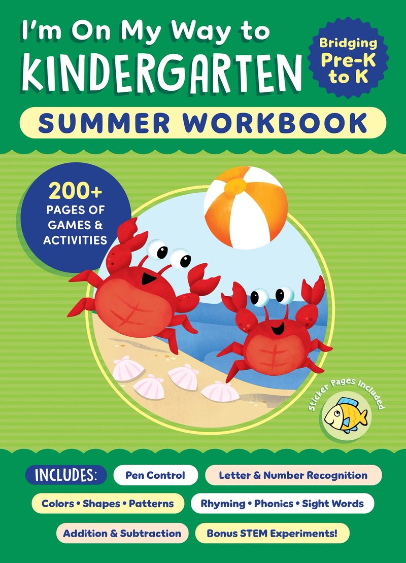 I'm On My Way to Kindergarten Summer Workbook