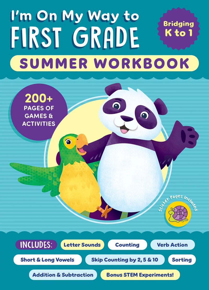 I'm On My Way to First Grade Summer Workbook