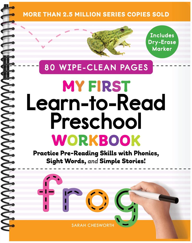 My First Learn-to-Read Preschool Workbook (Wipe Clean Edition)