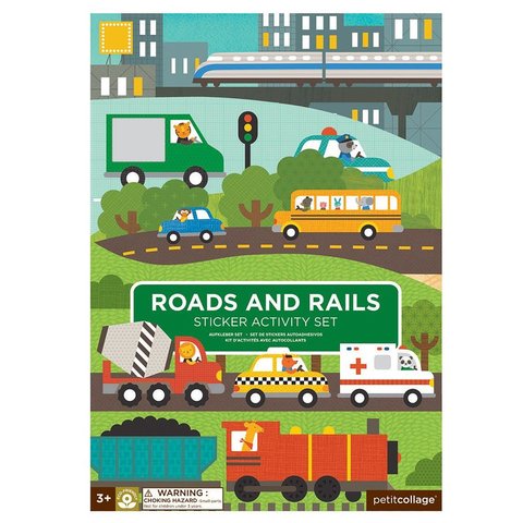 Roads + Rails Sticker Activity Set