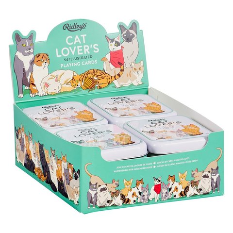 Cat Lover's Playing Cards CDU of 12