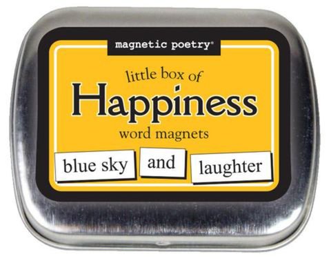 Little Box of Happiness Word Magnets