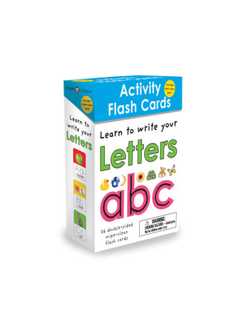Wipe-Clean: Activity Flash Cards Letters