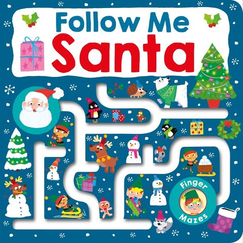 Maze Book: Follow Me Santa