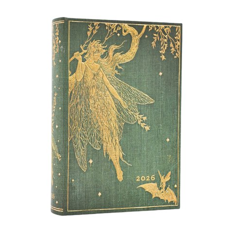2026 Olive Fairy, Lang's Fairy Books, 12-Month Planner, Mini, Day-at-a-Time, Elastic Band, 416 Pg, 80 GSM