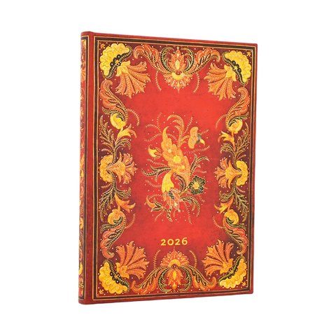 2026 Fiammetta, Fiammetta, 12-Month Planner, Midi, Horizontal, Elastic Band, 160 Pg, 100 GSM
