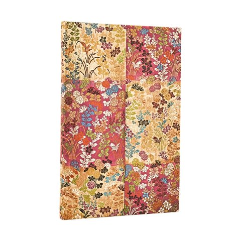 2026 Kara-ori Pink, Japanese Kimono, 12-Month Planner, Maxi, Vertical, Elastic Band, 160 Pg, 100 GSM