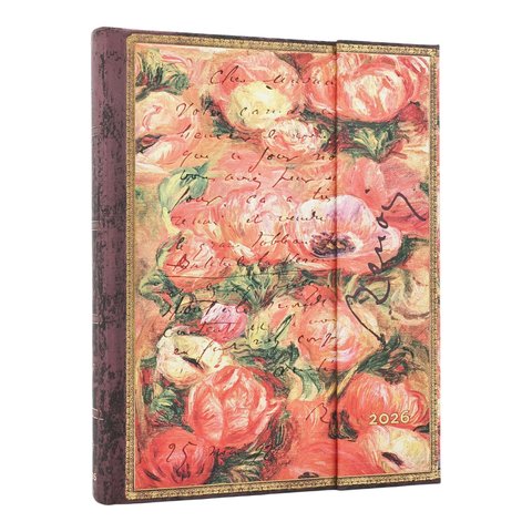 2026 Renoir, Letter to Morisot (1892), Embellished Manuscripts Collection, 12-Month Planner, Ultra, Day-at-a-Time, Wrap, 416 Pg, 80 GSM