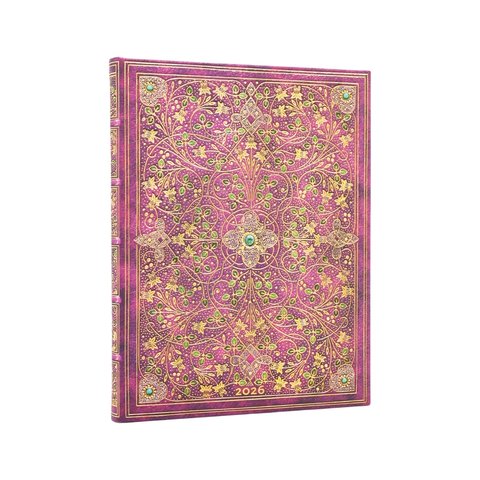 2026 Diamond Jubilee, Sangorski & Sutcliffe, 12-Month Planner, Ultra, Vertical, Elastic Band, 160 Pg, 100 GSM