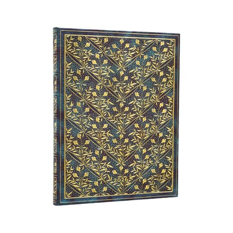 2026 Wildflower Song, Wildflower Song, 12-Month Planner, Ultra, Vertical, Elastic Band, 160 Pg, 100 GSM