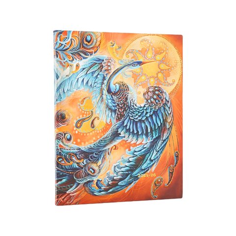 2025-2026 Skybird, Birds of Happiness, 18-Month Planner Flexis, Ultra, Vertical, Elastic Band, 224 Pg, 80 GSM
