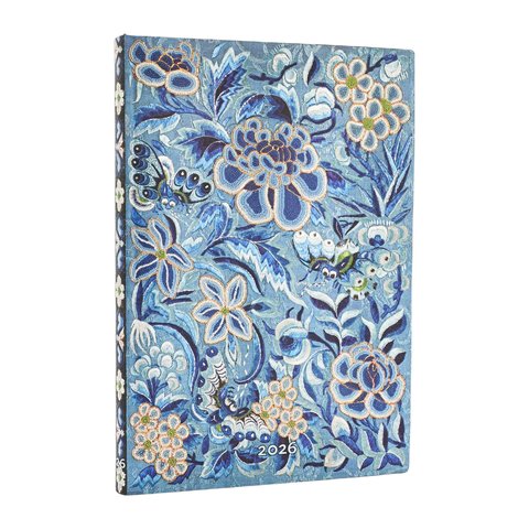 2026 Blue Willow, Celebrate Hanfu, 12-Month Planner Flexis, Midi, Horizontal, Elastic Band, 176 Pg, 100 GSM