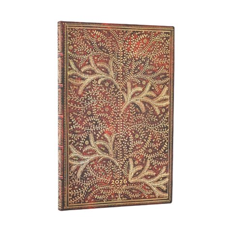 2026 Wildwood, Tree of Life, 12-Month Planner Flexis, Maxi, Horizontal, Elastic Band, 176 Pg, 100 GSM