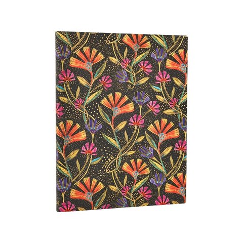 2026 Wild Flowers, Playful Creations, 12-Month Planner Flexis, Ultra, Vertical, Elastic Band, 176 Pg, 100 GSM