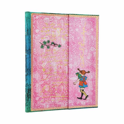 Astrid Lindgren, Pippi Longstocking Ultra Lined Hardcover Journal, 144pg, 120GSM by Paperblanks (Embellished Manuscripts Collection)