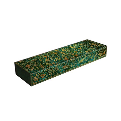 Emerald Flower Pencil Case, Marsh's Library by Paperblanks (Nature's Grace)