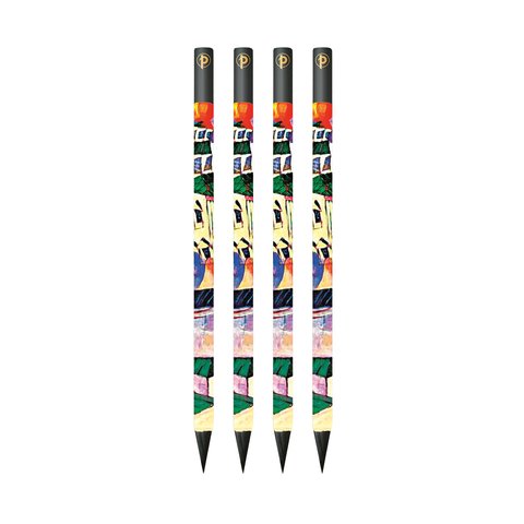 St. Petersburg 4 Pack Pencils by Paperblanks (Lentulov's Cityscapes)