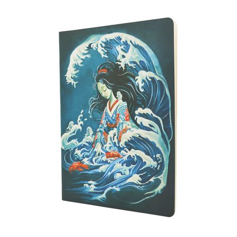 Empress Jingu A4 Gridded Softcover Cahier, 80pg, 100GSM by Paperblanks (Esprit de Lacombe)