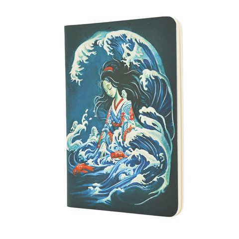 Empress Jingu A6 Lined Softcover Cahier, 80pg, 100GSM by Paperblanks (Esprit de Lacombe)