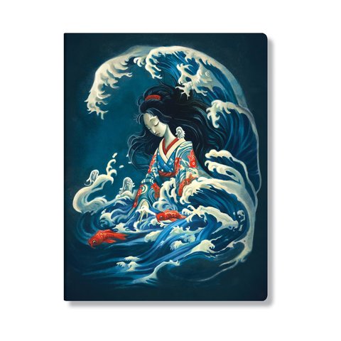 Empress Jingu A6 Dot Grid Softcover Cahier, 80pg, 100GSM by Paperblanks (Esprit de Lacombe)