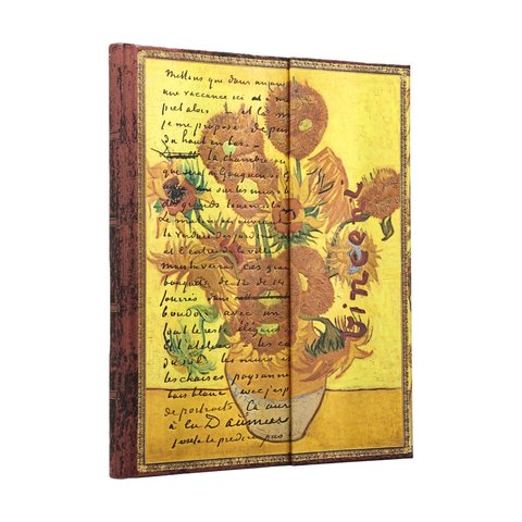 Van Gogh, Sunflowers Ultra Unlined Hardcover Journal, 144pg, 120GSM, The Van Gogh Museum Collection by Paperblanks (Embellished Manuscripts Collection)