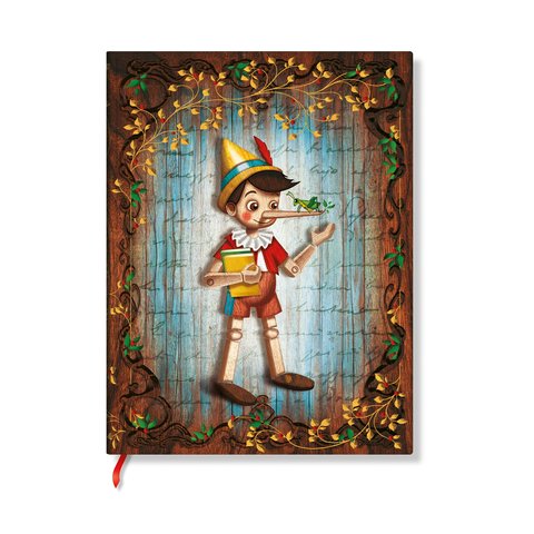 Carlo Collodi, Pinocchio Midi Lined Hardcover Journal, 144pg, 120GSM by Paperblanks (Fairy Tale Collection)